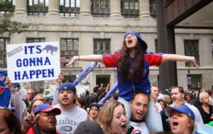 2016 CUBS fans at the World Series